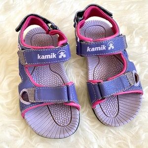 Kamik Lobster 2 Sandals in Pink/Purple, size 11